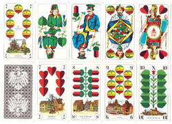 257. Német sorozatjelű skat kártya Porosz kártyakép Coeur Altenburg 32 lap 1995 körül