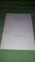1938. Miklós Radnóti Meredek út poems book, according to the pictures, in Czerpefvalvi