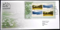 Ff5070a-b / 2011 europa - forests block ran on fdc