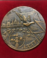 István Pataky eo. Bronze colored ceramic medal