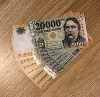 Sorszámkövető 20000 Ft-os bankjegyek