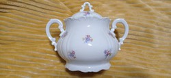 Zsolnay sugar bowl, wild rose, belonging to tea set. It is in factory condition.