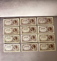 Tízezer B.-pengő 10000 b.-pengő 1946  szép állapotú, ropogós bankjegyek