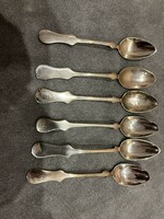6 pieces of silver teaspoon!! Antique silver too!!