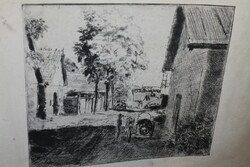 Signed etching 705