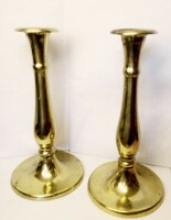 Pair of Biedermeier candlesticks, in perfect condition. Unique decoration