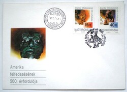 F4147-8 / 1992 Europa - Amerika felfedezése bélyegsor FDC-n