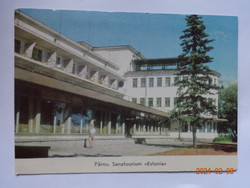 Old postcard: Pärnu (Estonia), sanatorium (1975)