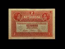 2 KORONA - OSZTRÁK-MAGYAR BANK - 1917 (Bélyegző nélkül!)