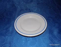 Zsolnay porcelán kék szélű kistányér 18 cm (2p)