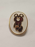 Misa Teddy Badge Pin