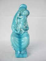 Madonna with baby glazed ceramic 29 cm