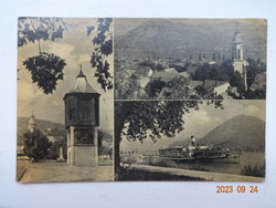 Old postcard: Nagymaros, details (1958)