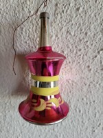 Retro, old, glass Christmas tree decoration_bell