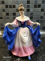 Royal doulton sara English porcelain statue lady figurine handmade and painted nipp