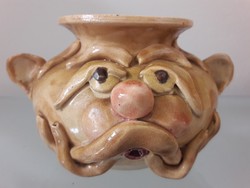 Ceramic head bowl 14 cm x 8 cm