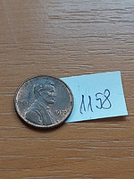 Usa 1 cent 1970 d, abraham lincoln, copper-zinc 1158