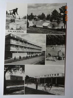 Régi postatiszta képeslap: Zalakaros, részletek (1975)