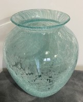 Karcagi fátyolüveg váza képek szerinti szép állapotban.
