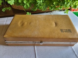 Retro, NDK Efbe LD 65 De Luxe hajszárító doboza hajcsavaró készlettel
