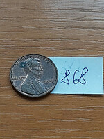 Usa 1 cent 1981 abraham lincoln, copper-zinc 868