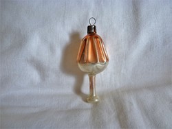 Old glass Christmas tree decoration - lantern!