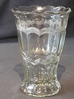 A particularly beautiful art deco glass vase from the 20s in perfect condition