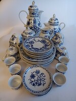 Kahla large coffee set with Meissen onion pattern