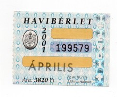 Bkv pass April 2001