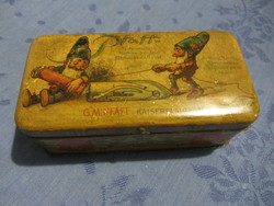 PFAFF METAL SEWING BOX,AT LEAST 100 YEARS OLD---WORN