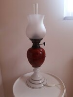 Large Raven House porcelain lamp