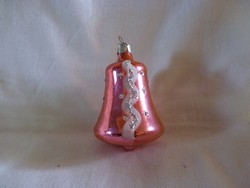 Old glass Christmas tree decoration - bell!