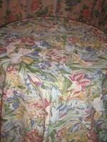 Wonderful vintage spring floral quality fabric curtain
