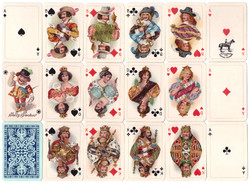 287. Solitaire card 52 cards + 2 jokers 1936 piatnik 39 x 57 mm