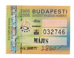 Bkv pass May 2005