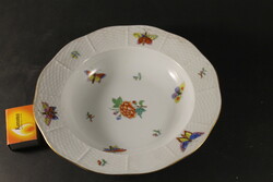 Old Herend victorian pattern deep plate 742