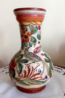 Beautiful Italian Deruta ceramic vase. 20 Cm