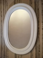 Hatalmas ovális tükör, 120 x 86 cm.