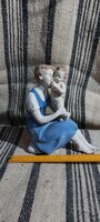 Lippelsdorfi porcelán, anya a gyerekével