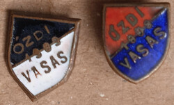 Ózd vasas 1909 two different sports badges