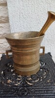 Antique Biedermeier mortar, collector's item, special.