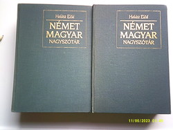 Német- magyar akadémiai nagyszóttár I-II. (Halász Előd, 1992)