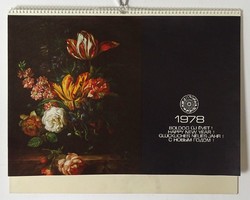 1Q306 Bogdány Jakab : Naptár 1978 38 x 47 cm