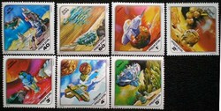 S3246-52 / 1978 fantastic in space exploration stamp set postal clerk