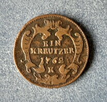 Mária Terézia - 1 kreutzer 1762 K