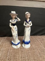 Porcelain figurines as shown in the pictures, in perfect condition. Their height is 20 cm.