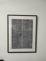 Nikola Dimitrov (1961-)Német művész Zoom VI /III 2016. Akril-Pigment, papír, jelzett a hátoldalán.