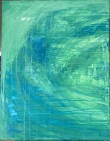 Flows  - 75cm x 60cm abstract vászonkép