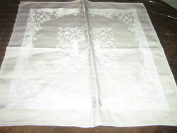 Beautiful damask napkin with a baroque pattern