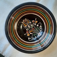 Karcagi glazed ceramic bowl